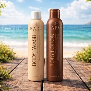 RARO Skin Collagen Body Lotion & Wash Set 250mL Hydrating Firming Korea NEW